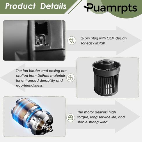 HVAC Heater Blower Motor and Resistor Kit Compatible with Nissan Rogue 2014-2020, Rogue Sport 2017-2021, Replace# 700323, RU957 in Saudi Arabia