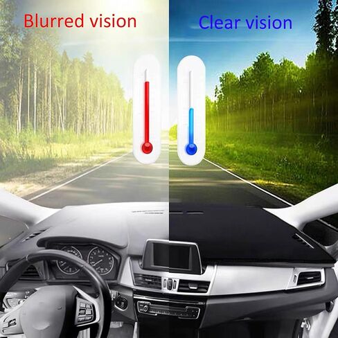 حصيرة لوحة القيادة المطورة لسيارة Toyota Sienna 2015-2020 من البوليستر، حصيرة لوحة القيادة غير قابلة للانزلاق، غطاء عاكس للزجاج الأمامي، ملحقات داخلية باللون الأسود in Kuwait