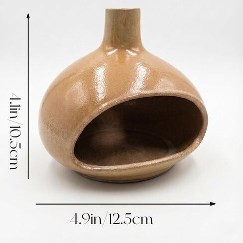 Terracotta Palo Santo Holder – Mini Chiminea Style Incense Burner for Yoga & Meditation Spaces (Dark Brown) in Saudi Arabia