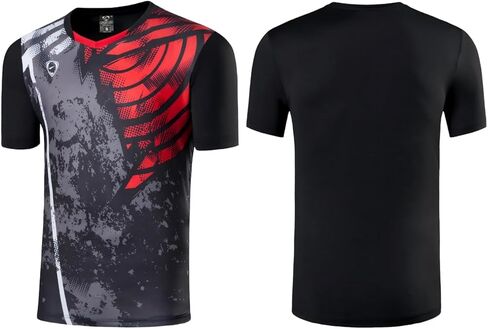 5 Pack Men's Activewear T-Shirt Sport Tee Shirt Athletic Running Gym Workout Tshirt Golf Tennis Tops Quick Dry LSL133 in Saudi Arabia