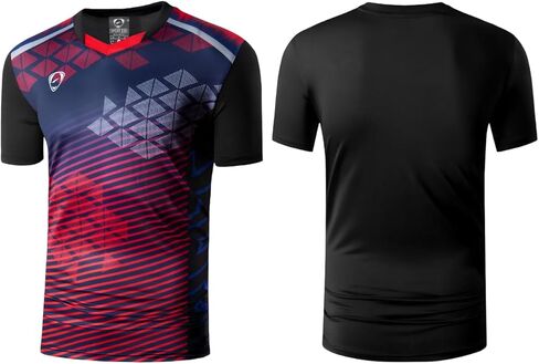 5 Pack Men's Activewear T-Shirt Sport Tee Shirt Athletic Running Gym Workout Tshirt Golf Tennis Tops Quick Dry LSL133 in Saudi Arabia