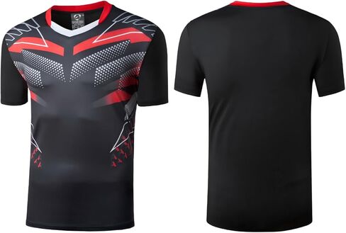 5 Pack Men's Activewear T-Shirt Sport Tee Shirt Athletic Running Gym Workout Tshirt Golf Tennis Tops Quick Dry LSL133 in Saudi Arabia