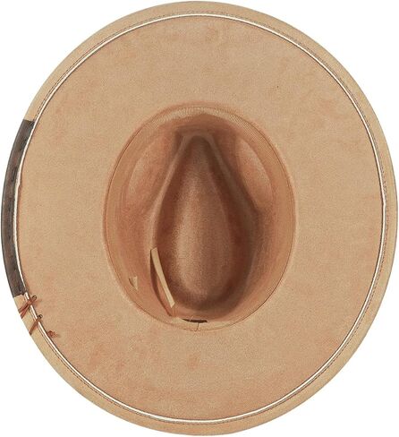 Brim Fedora Hat for Men Women Felt Handmade Boho Western Suede Panama Hats M-L in Saudi Arabia