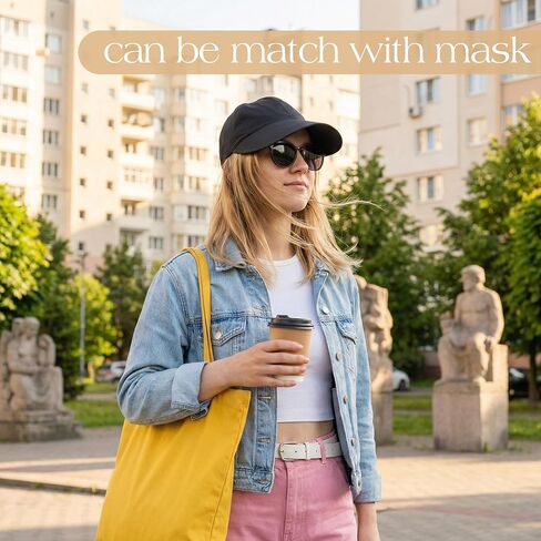 4 قطع UPF 50 + قبعة نسائية للشمس حماية من الأشعة فوق البنفسجية قبعة واسعة الحافة قابلة للتعديل على شكل ذيل حصان قابلة للتنفس للمشي لمسافات طويلة وصيد الأسماك والجري والرياضة والجولف ومتعددة in Kuwait