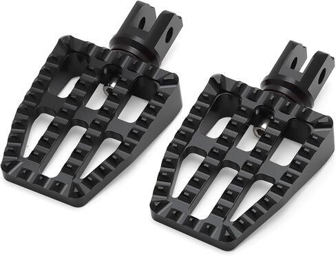 أوتاد قدم الدراجة النارية MX دواسات قدم أمامية تناسب Harley 2018-2025 Softail Street Bob 114 FXBB Fat Bob Low Rider S Breakout Fat Boy FXLRST FLSB FXLRS FLHSC (أسود) in Kuwait