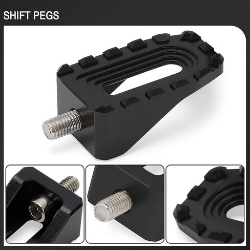 Heel Toe Shifter Peg MX Style Shift Lever Nail for Harley Touring Dyna Softail Sportster XL1200 XL883 Road King Electra Street Glide Road Glides (Black) in Saudi Arabia