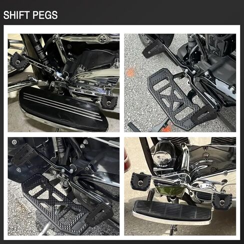 Heel Toe Shifter Peg MX Style Shift Lever Nail for Harley Touring Dyna Softail Sportster XL1200 XL883 Road King Electra Street Glide Road Glides (Black) in Saudi Arabia
