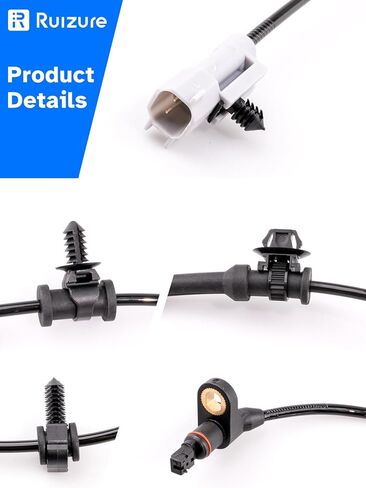 ABS Wheel Speed Sensor Front Rear Left Right fit for 05-10 Jeep Grand Cherokee, Jeep Commander 2005 2006 2007 2008 2009 2010, Driver and Passenger Side, ALS1401 ALS2113, 4pcs in Saudi Arabia
