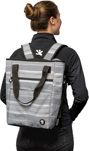 geckobrands 2 in 1 Convertible Tote and Backpack - Versatile and Durable for Travel, Gym, Beach, and Everyday Use in Saudi Arabia