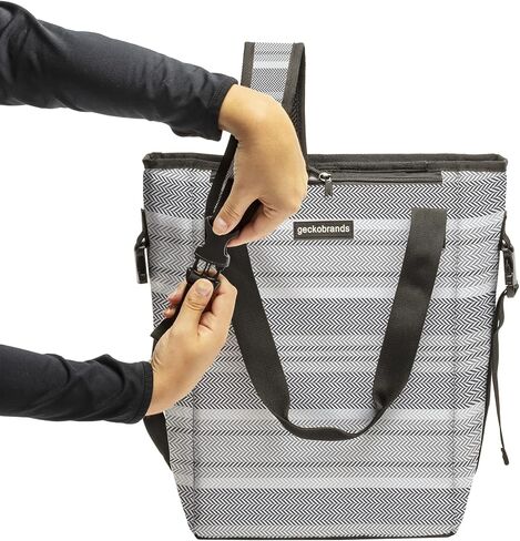 geckobrands 2 in 1 Convertible Tote and Backpack - Versatile and Durable for Travel, Gym, Beach, and Everyday Use in Saudi Arabia