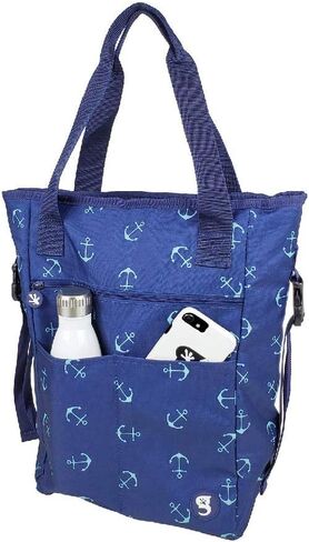 geckobrands 2 in 1 Convertible Tote and Backpack - Versatile and Durable for Travel, Gym, Beach, and Everyday Use in Saudi Arabia