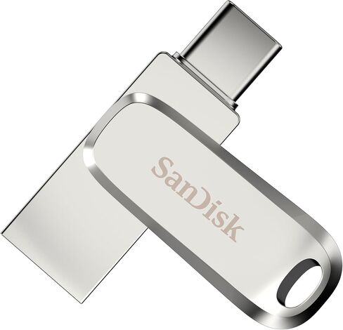 محرك الأقراص SanDisk Ultra Dual Drive Luxe USB Type-C سعة 256 جيجابايت - سرعة تصل إلى 400 ميجابايت/ثانية - SDDDC4-256G-GAM46 in Saudi Arabia