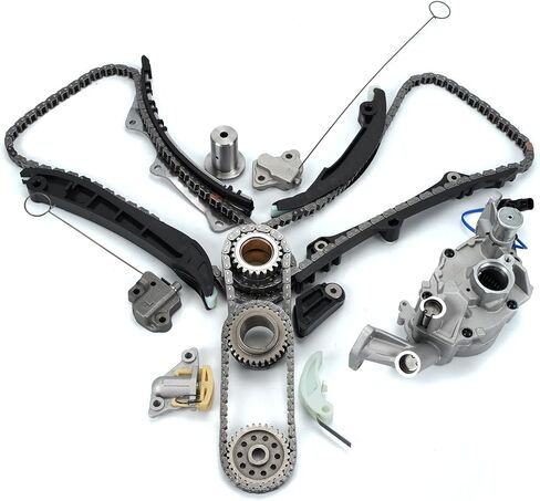 MPLUS Timing Chain Kit & Oil Pump fits For Dodge 2011-2022 Charger 3.6L, 2011-2015 Durango 3.6L, 2011-2020 Grand Caravan 3.6L, For Jeep 2014-2020 Cherokee 3.2L, 2011-2015 Grand Cherokee 3.6L in Saudi Arabia