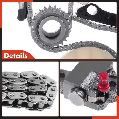 A-Premium 11Pcs Engine Timing Chain Kit W/Guide Rails & Sprocket & More [DOHC, L4 2.3L] Compatible with Mazda 3 2007-2013, 6 2006-2007, CX-7 2007-2012 in Saudi Arabia