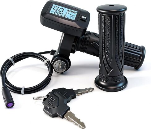 Electric Bike Throttle, M-Key Version with Integrated Display 48V with Left-Hand Grip Only Compatible with Tutto Tutti Soleil 01 Electric Motorcycle in Kuwait
