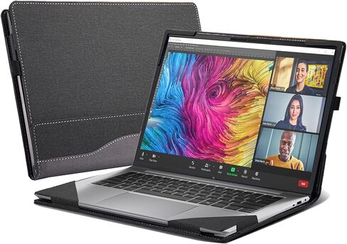 Laptop Case Cover for HP ZBook Firefly 14 G11 14" Mobile Workstation Notebook Sleeve Computer Bag Protective PU Leather Shell (Gray) in Saudi Arabia