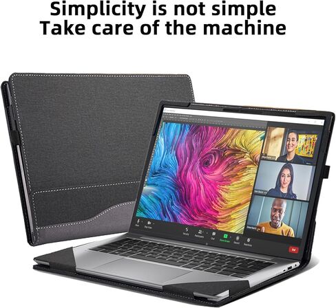 Laptop Case Cover for HP ZBook Firefly 14 G11 14" Mobile Workstation Notebook Sleeve Computer Bag Protective PU Leather Shell (Gray) in Saudi Arabia