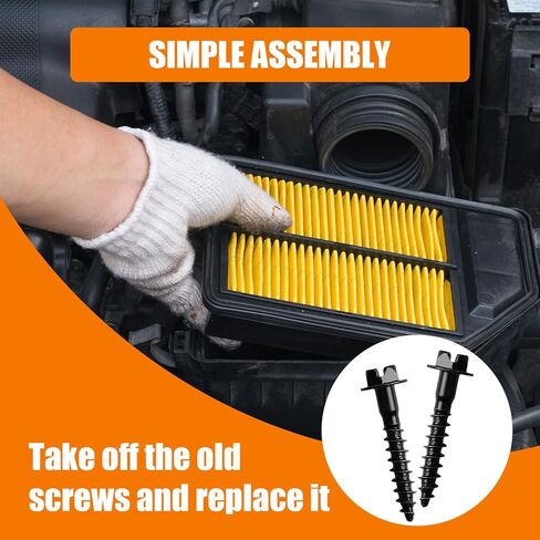 5pcs Air Box Bolt Screws Replaces BAS01003, Compatible with GM Style Air Box, Replace Part Number 6509605AA, 11549031 in Kuwait