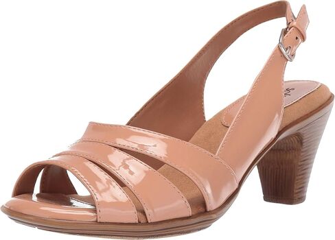 Comfortiva® Neima - Soft Spots Sandals for Women – Smooth Lining – Slingback Strap – Hand-Painted Sleek Heels Black Velvet Sheep Nappa 10 N (AA) in Saudi Arabia