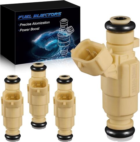 Fuel Injectors Fits For:-Hyundai 2001-2007 Elantra, 2003-2008 Tiburon, 2005-2009 Tucson, For:-Kia Spectra Spectra5 for:-Sportage 2.0L L4 35310-23600 (set of 4) in Saudi Arabia