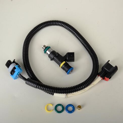 0280158197 2PCS Fuel Injectors with Harness Compatible with Polaris 2011-2014 RZR 800, Ranger 800 Replace 1204318 1204318 in Saudi Arabia