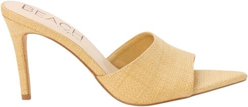 BEACH by Matisse Womens Jupiter Pointed Open Toe Pumps Dress Casual High Heel 3" & Up - Off White in Saudi Arabia