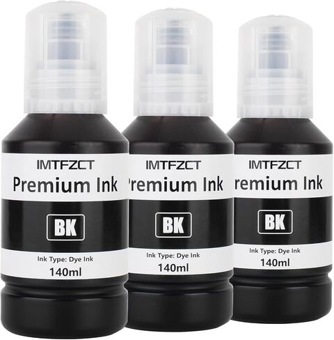 استبدال زجاجات إعادة تعبئة الحبر Epson 502 لـ ET-3760 ET2760 ET2750 ET-4760 ET-2850 ET-15000 ST-4000 ST-2000 ET-3710 ET-3850 ET-3750 ET-4850 ET4750 ET2700 ST3000 طابعة ET3700 (4BK 2C 2M 2Y) in Saudi Arabia