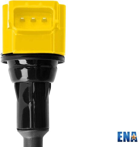 مجموعة ENA مكونة من 4 ملفات إشعال 2.5 L4 متوافقة مع Nissan 2002 2003 2004 2005 2006 Altima, 02-2008 Sentra X-Trail, 2010 2011 2012 2013 XTrail Coils لـ UF350 C1398 1788319 224488H300، أصفر in Kuwait