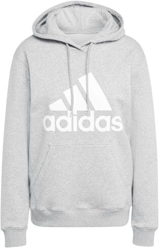 adidas Essentials Big Logo Regular Fleece Hoodie Bliss Lilac/White SM in Saudi Arabia