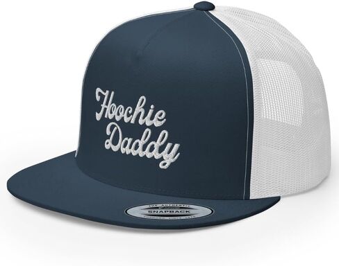 قبعة Hoochie Daddy Trucker Hat مسطحة ذات تاج مرتفع قابلة للتعديل in Saudi Arabia