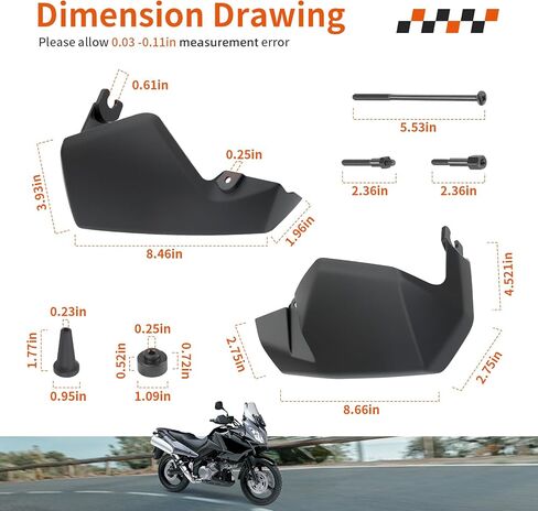 مجموعة واقي اليد لسوزوكي V-Strom 650 DL650 2004-2011 57300-27826-291 in Saudi Arabia