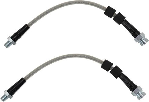 مجموعة خرطوم الفرامل الخلفية عالية الأداء من الفولاذ المقاوم للصدأ TRQ متوافقة مع 2007-2014 كرايسلر 2007-2014 دودج 2007-2017 جيب in Kuwait