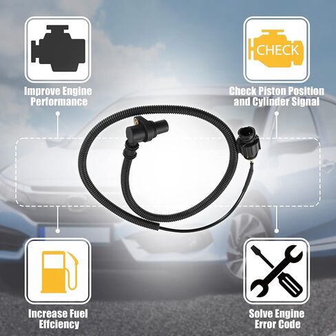 X AUTOHAUX Crankshaft Position Sensor Replace 20508011 20374282 0281002458 for Volvo D12 VN VNL VHD 630 670 780 in Saudi Arabia