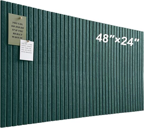 Large Cork Board for Office, 8 Pack Felt Wall Tiles with Slat Wall Paneling and Safe Removable Adhesive Tabs, Felt Bulletin Board Pin Board Cork Boards for Walls - Tan in Saudi Arabia