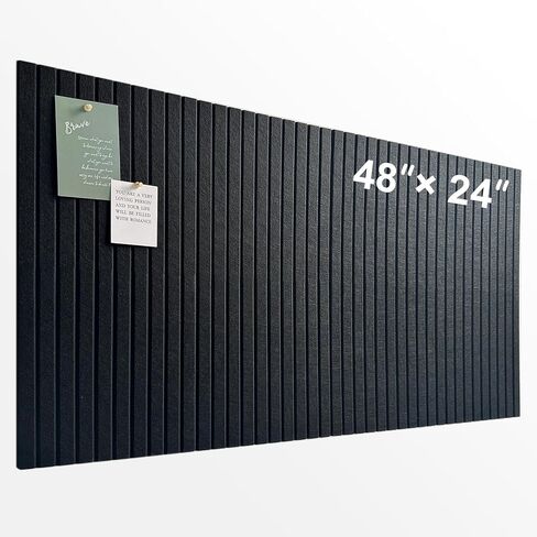 Large Cork Board for Office, 8 Pack Felt Wall Tiles with Slat Wall Paneling and Safe Removable Adhesive Tabs, Felt Bulletin Board Pin Board Cork Boards for Walls - Tan in Saudi Arabia