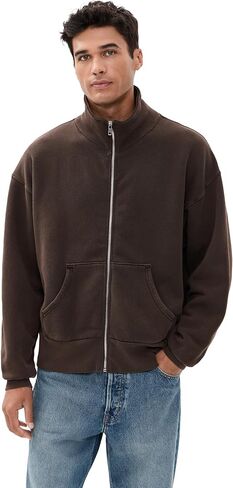 Asher Men's French Terry Full Zip Sweatshirt in Saudi Arabia