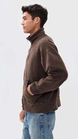 Asher Men's French Terry Full Zip Sweatshirt in Saudi Arabia