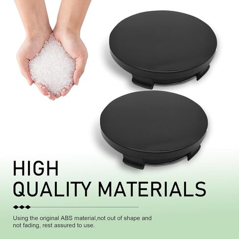 4PCS Car Wheel Center Caps, 60MM/2.36In OD 56MM/2.2In ID Center Hub Cover, ABS Snap-in Vehicle Rim Hub Caps, Rustproof Dustproof Center Cap for Rims, Universal Wheel Hub Decoration (Black) in Kuwait