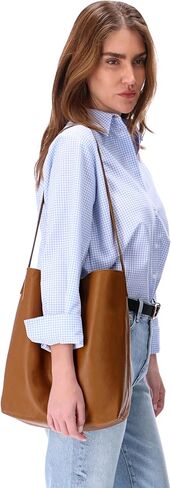 Everyday Slouchy Leather Tote Bag in Saudi Arabia