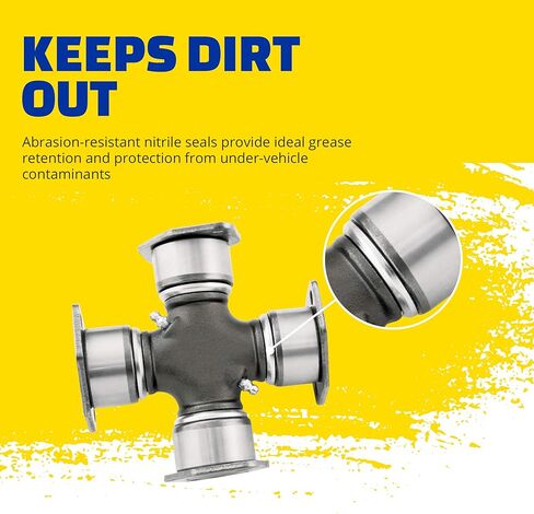 MOOG 560 Greaseable Premium Universal Joint for Ford & IH Trucks; Allis-Chalmers, Austin-Western, Case, Euclid, Galion, Grove, Hyster, IH, Michigan, Terex & Wabco Off-highway Equipment (6C - 4 LWT) in Saudi Arabia