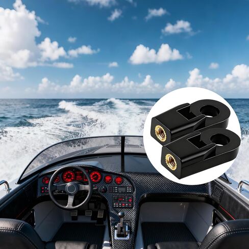 2 Pcs Outboard Control Box Cable End Connector ABS Copper Throttle Cable End Fittings Replacement for Suzuki 3300C Throttle and Shift Control Box Cable Connection 67275-95600 in Kuwait