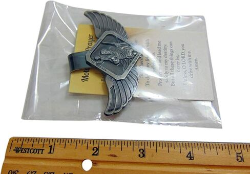 مجموعة هدايا السيارة من Westmon Works St Christopher Medal مع بطاقة الصلاة المقدسة لسائقي السيارات in Saudi Arabia