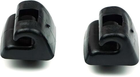 BSR504FBA 2 Pieces Sunvisor Sunshade Retainer Compatible with Mercedes E Class W123 W124 W126 W140 W201 Black Color in Saudi Arabia