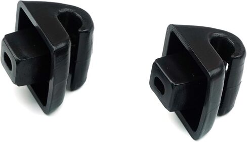 BSR504FBA 2 Pieces Sunvisor Sunshade Retainer Compatible with Mercedes E Class W123 W124 W126 W140 W201 Black Color in Saudi Arabia
