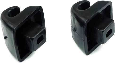 BSR504FBA 2 Pieces Sunvisor Sunshade Retainer Compatible with Mercedes E Class W123 W124 W126 W140 W201 Black Color in Saudi Arabia