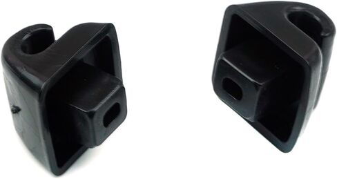 BSR504FBA 2 Pieces Sunvisor Sunshade Retainer Compatible with Mercedes E Class W123 W124 W126 W140 W201 Black Color in Saudi Arabia