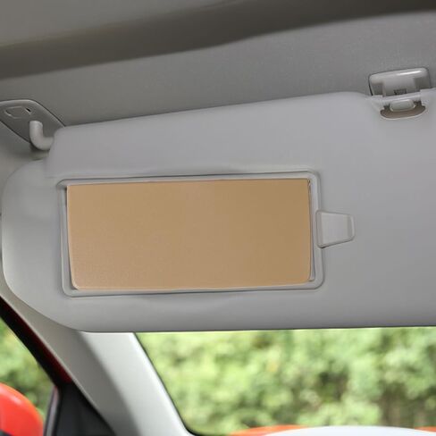 Sun Visor Vanity Mirror Cover for Car Interior Visor Protects against Glare and Scratches Fits Driver and Passenger Side 7.1X3.3 Inches in Saudi Arabia