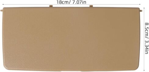 Sun Visor Vanity Mirror Cover for Car Interior Visor Protects against Glare and Scratches Fits Driver and Passenger Side 7.1X3.3 Inches in Saudi Arabia