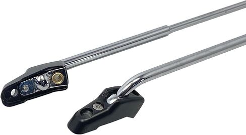 Sun Visor Support Brackets for Mercedes R107 C107 SL/SLC (1971–1989) – Chrome-Plated Left & Right Mounts, Multiple Color Options (Tobacco) in Saudi Arabia