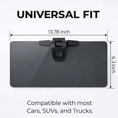 موسع حاجب الشمس المحسن للسيارات، امتداد حاجب السيارة المستقطب الأكبر المضاد للوهج، مانع أشعة الشمس العالمي للسيارة يحمي من الأشعة فوق البنفسجية والعمى الثلجي، عدسة كمبيوتر محسنة لسيارات الدفع الرباعي والشاحنات in Kuwait